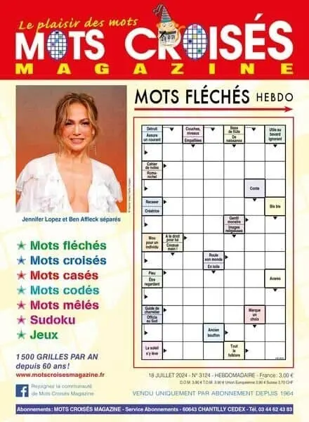 Mots Croises Magazine – 18 Juillet 2024